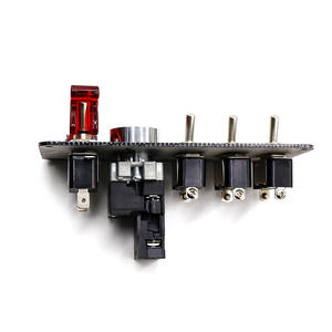 Interruptor Automático Combinado Cinco en Uno, de Fibra de Carbono, LED, Encendido con un Solo Botón, con Tres Posiciones, Panel de Modificación de Automóviles - Product Image 5