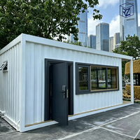Maison conteneur préfabriquée isolée, étanche, design moderne pour logement multigénérationnel, suite d'hôtes ADU Ray-Zen