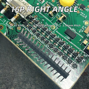 KERRYEE 16P 2.54mm Connecteur à broches en angle droit à une rangée pour PCB - Product Image 2