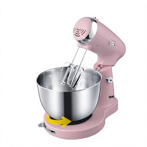Batteur sur socle électrique DSP 350W Pro, bol en acier inoxydable de 3,2 L, 5 vitesses, bouton d'éjection, thermostat, appareil de cuisson pour les boulangers à domicile - Product Image 3