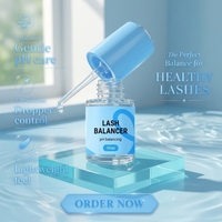 Neutralisant pour rehaussement de cils et lamination de sourcils végétalien 15 ml, formule douce, pH équilibré, emballage professionnel pour salons, marque privée, OEM