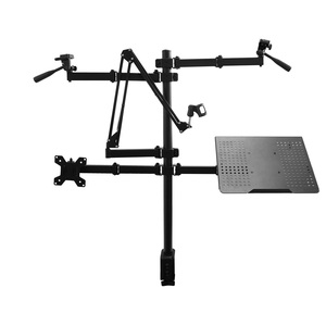 Support de téléphone portable multi-positions pour <span class=keywords><strong>ordinateur</strong></span> portable, caméra vidéo en direct à <span class=keywords><strong>double</strong></span> écran, support de moniteur d'<span class=keywords><strong>ordinateur</strong></span>, support de microphone MG - Product Image 2
