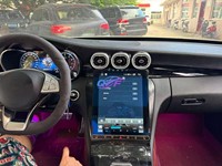 Autoradio Android pour Mercedes-Benz Classe C GLC W205 X253 2015 2022, Carplay, écran LCD, tableau de bord, unité principale automobile, moniteur, mise à niveau