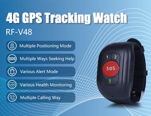Orologio V48 con SOS, Monitoraggio Battito Cardiaco, Braccialetto Medico, Tracker GPS 4G, Rilevamento Cadute per Anziani con Sistema di Tracciamento Gratuito e App - Product Image 3