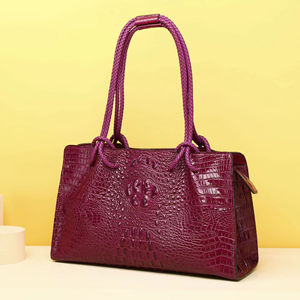 Sacs à main de créateurs de marques célèbres, sacs à bandoulière carrés pour femme, nouveau motif crocodile, sac fourre-tout classique <span class=keywords><strong>grande</strong></span> fermeture - Product Image 5