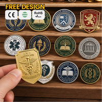 Broches personnalisées en gros avec logo, badges découpés, technique d'impression offset, cadeau, épingles en métal émaillé
