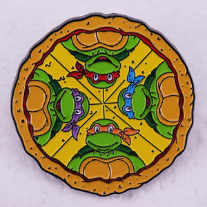 Broche de Aleación en Forma de Corazón de las <span class=keywords><strong>Tortugas</strong></span> <span class=keywords><strong>Ninja</strong></span>, Insignia de Dibujos Animados, Película de Animación, Juego, Regalo - Product Image 4