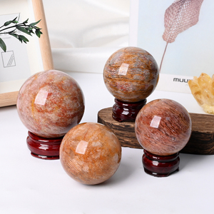 Esfera de Cuarzo de Mil Capas Pulida a Mano, Bola de Cristal Curativa de Piedras Preciosas Naturales al por Mayor para Decoración del Hogar - Product Image 4