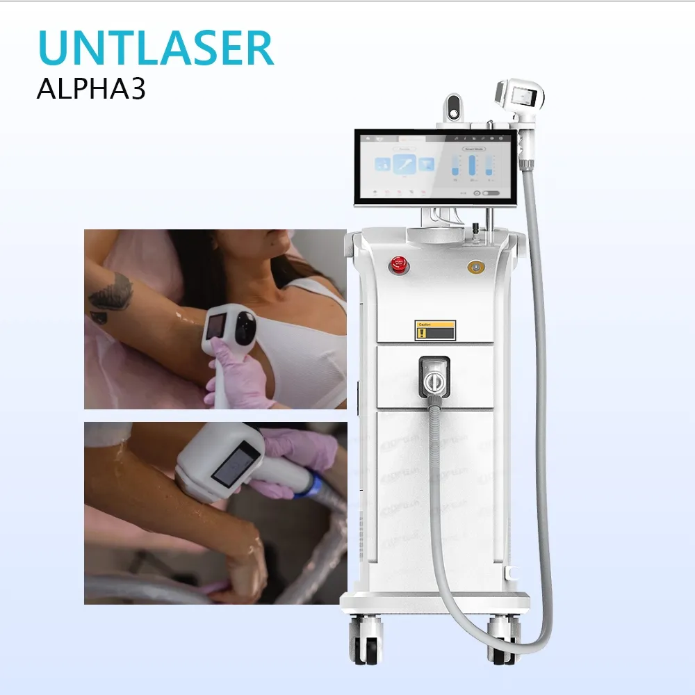 Máquina de depilação a laser de diodo profissional 808, mais nova máquina permanente de spa de beleza, depiladora a laser para venda