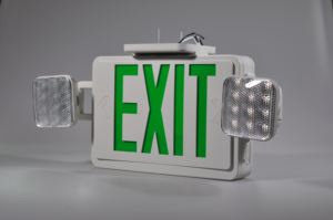 Комбинированный указатель выхода FEITUO с съемной лицевой панелью Salida, универсальным креплением J-образного типа и двойными светодиодными лампами для отелей и школ - Product Image 4