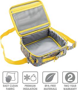 <span class=keywords><strong>Sac</strong></span> à déjeuner personnalisable pour enfants, <span class=keywords><strong>sac</strong></span> isotherme portable pour étudiants, <span class=keywords><strong>sac</strong></span> thermique doublé d'aluminium épais pour les <span class=keywords><strong>repas</strong></span> chauds/froids et les pique-niques - Product Image 2