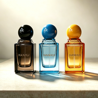 Flacon de parfum en verre personnalisé avec logo, 50 ml, 100 ml, flacon carré de luxe, conteneur de parfum avec emballage cadeau pour les fabricants de marques