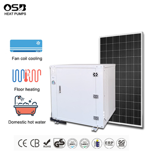 Pompe à chaleur géothermique compatible avec les systèmes photovoltaïques solaires, utilisation extérieure, pompe à chaleur à source d'eau, 10 kW - Product Image 3