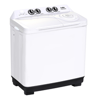 2024 professionnel 13kg double baignoire vêtements Machine à laver haut OEM moteur puissance matière plastique électrique