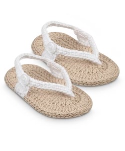 Nouveau berceau chaussures <span class=keywords><strong>crochet</strong></span>é à la main tongs sandale tricot chaussons bleu rose blanc marron nouveau-né bébé filles garçons chaussettes bébé douche cadeau - Product Image 6