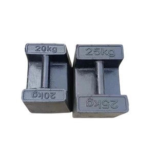 Contrapesos de Acero Recubierto de Hierro Veidt de 25 kg, Certificados OIML, para Elevadores y Plataformas Elevadoras, Precisión M2, 6 Meses - Product Image 2