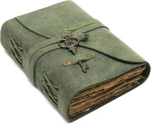 Genuine Leather Journal <b>Diary</b> Notebook with Deckle Edge Paper <b>A5</b> Vintage Handmade Writing Journal Leather Planner Travel - Product Image 1