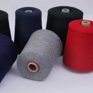 Factory Direct Dyed GOTS Organic Yarn 100% Cotton Ring Spun For Knitting