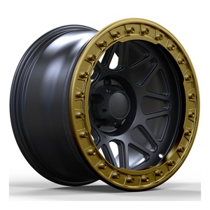 Rines Beadlock Todoterreno 17x9 ET12 6x139.7 de Alta Resistencia con Diseño Anti-Desmontaje, Rines Robustos para Camionetas <span class=keywords><strong>4x4</strong></span> y Proyectos de Overlanding - Product Image 1