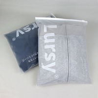 Sac Ziplock Translucide Givré UniOne pour T-shirts, Sous-vêtements et Vêtements – Emballage Personnalisé avec LOGO – Sac Ziplock Mat pour Vêtements
