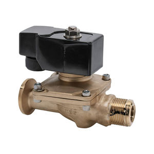 Vanne solénoïde électrique en acier inoxydable de qualité alimentaire COVNA, 240 volts, à pince tri-clamp, avec une durée de vie de 90 jours - Product Image 2