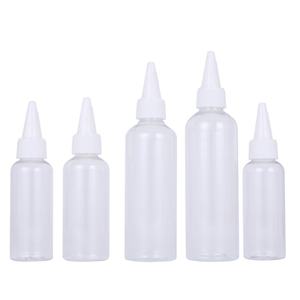 Bouteille d'huile d'olive 50/100/150/200 ML vide en plastique vert, flacon applicateur d'huile capillaire à presser, récipient cosmétique liquide rechargeable - Product Image 3