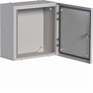 FL708L Personalizzabile con custodia Hagers in acciaio con porta liscia H400 W400 D200 - Product Image 1