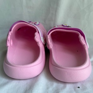 Pink Summer for with Cartoon Charms and Flowers PVC Upper EVA Sole Size 35-40 Breathable Women's <b>Clogs</b> - Product Image 2
