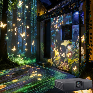 Sistema de Proyección Interactiva para Exteriores en Bosques, Mapeo de Video 3D, Arte Digital, Iluminación de Paisajes - Product Image 1