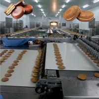 Ligne de production automatique de gâteaux en couches / Équipement de boulangerie pour sandwichs / Machine de fabrication de gâteaux, de tartes et de chocolats / Machines industrielles à l'international