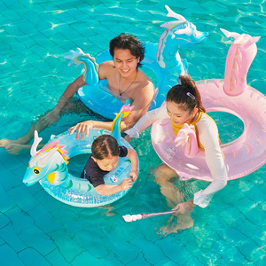 Gran oferta, anillo de natación de PVC grueso, juguete flotante de piscina inflable antivuelco para playa y diversión familiar para niños o adultos - Product Image 5