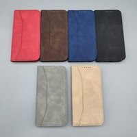 Étui de téléphone magnétique anti-chute vintage en cuir PU pour Samsung S26 S25 S23 Ultra S24 Plus S22 Edge S21 S20 FE