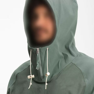 Chaqueta Cortavientos con Capucha para Hombre, de Lona, Resistente al Viento, Personalizada, Estilo Urbano, Impermeable, Transpirable, de Alta Calidad, al por Mayor - Product Image 4