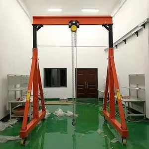 Heavy Duty 1 2 3 5 Tonnen kleiner mobiler Portalkran Tragbarer elektrischer höhen verstellbarer spurloser Portalkran - Product Image 5