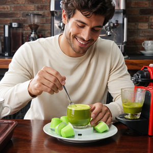 Cápsulas de Té Matcha en Polvo de Grado Superior de China, 3g, Cápsulas de Matcha con Sabor a <span class=keywords><strong>Vainilla</strong></span>, Cápsulas de Café - Product Image 4