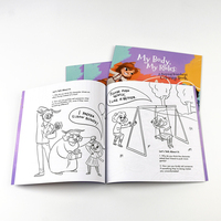 Service d'impression de livres de coloriage personnalisés pour enfants, livres d'histoires illustrés pour enfants, livres d'activités éducatifs à couverture souple, vente en gros, parfaits