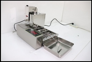 Hete Verkoop 4 Rij Automatische Mini Donut Donut Frituur <span class=keywords><strong>Machine</strong></span> Gebruikt Voor Restaurant <span class=keywords><strong>Made</strong></span> Ce Bakkerij Gebruik Meel Noten Melk - Product Image 2