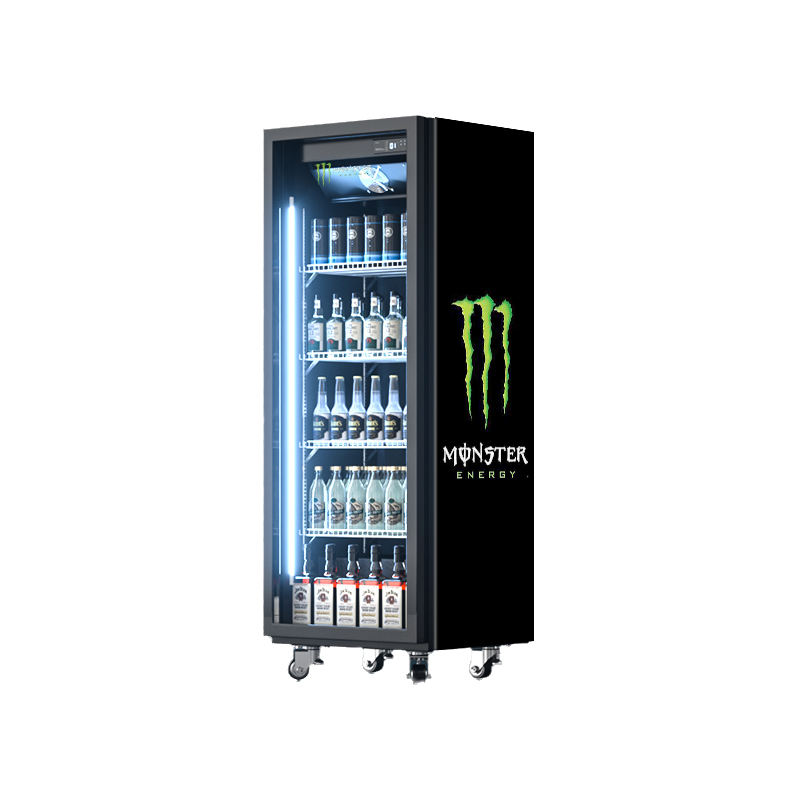 Monster Mini Fridge - LED Glass Door Cooler 2025