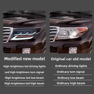 ชุดไฟหน้า LED TYPY 12V ใหม่ สำหรับรถยนต์แลนด์ครุยเซอร์ ปี 2008-2015 พร้อมไฟวิ่งกลางวันและไฟเลี้ยวแบบไหล - Product Image 3