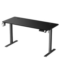 Grande table de bureau motorisée réglable en hauteur table de bureau moderne ergonomique électrique bureau intelligent blanc