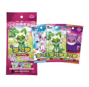 Nuovo Set di Badge e Pacchetti Gemme Pokémon PTCG Originali al 100% del Marchio Cinese YHT - Booster Box Vol. <span class=keywords><strong>1</strong></span>, 2, 3 - <span class=keywords><strong>Carte</strong></span> Collezionabili per Collezionisti - Product Image 1