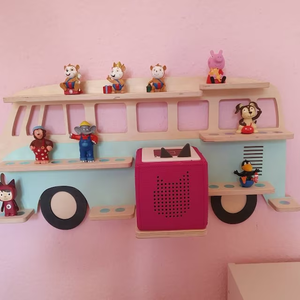 Étagère autoportante en bois massif éco-responsable BSCI pour Toniebox, figurines Tonie, rangement magnétique pour 20 à 50 Tonies, pour la maison - Product Image 6