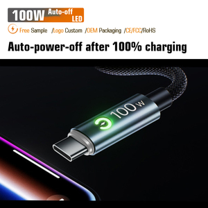 <span class=keywords><strong>สาย</strong></span>ชาร์จ USB-C แบบ OEM สำหรับ<span class=keywords><strong>ขาย</strong></span>ส่ง รองรับการชาร์จเร็ว 100W PD พร้อมชิป Emark ดีไซน์ Breath Rhythm ผลิตจากไนลอนและทองแดงแท้ ใช้ได้กับ IOS และกล้อง - Product Image 2