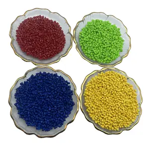 2024 particelle di masterbatch di colore blu verde, rosso arancio, giallo antistatico in plastica