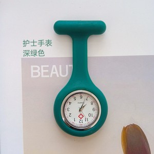Montre d'infirmière personnalisée ODM, montre d'infirmière en silicone à fixation épinglée, montres de poitrine - Product Image 1