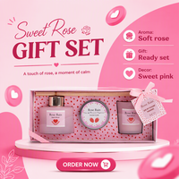 Coffret Cadeau de Bougies en Cire de Soja Aromatiques KEYIHEI et Diffuseurs à Bâtonnets – Huiles Parfumées Sans Fumée – Idéal pour les Cadeaux de Mariage pour les Meilleures Amies