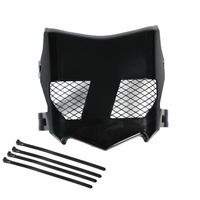 Panneau de plaque d'immatriculation avant ventilé en plastique brillant pour Surron Talaria 79bike, accessoires de moto électrique tout-terrain avec sangles