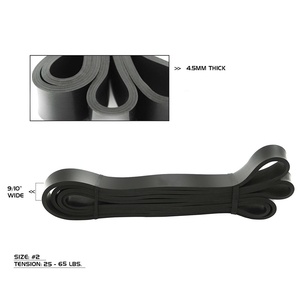 Kustom Logo Gym latihan kebugaran <span class=keywords><strong>Loop</strong></span> lateks resistensi Band Pull-up membantu Band Peralatan Kebugaran - Product Image 3