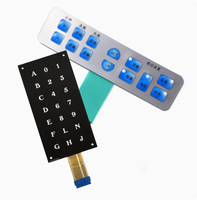 Clavier matriciel TianTai, circuit imprimé FFC, protection étanche, superposition graphique, bande de contact en caoutchouc silicone, membrane