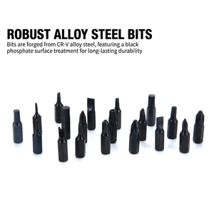 Jnt Ratcheting <b>Screwdriver</b> Set 33 In 1 Multipurpose With Anti Slip Handle For Home Repair And Maintenance - Product Image 4